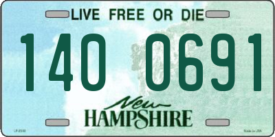 NH license plate 1400691