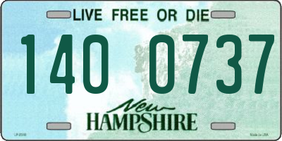 NH license plate 1400737