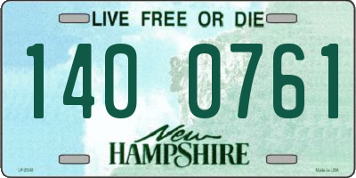 NH license plate 1400761