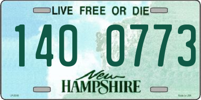 NH license plate 1400773