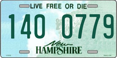 NH license plate 1400779