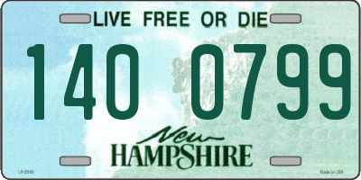 NH license plate 1400799