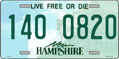 NH license plate 1400820
