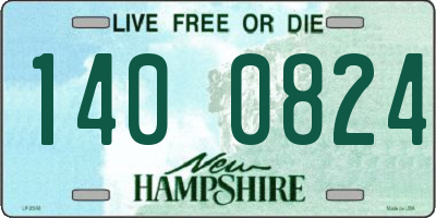NH license plate 1400824