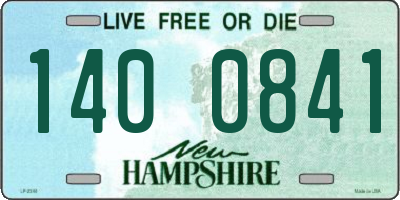 NH license plate 1400841