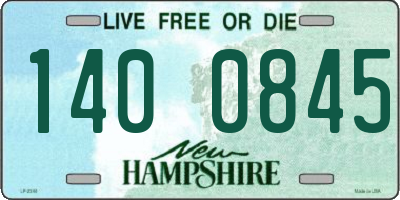 NH license plate 1400845