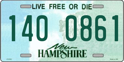 NH license plate 1400861