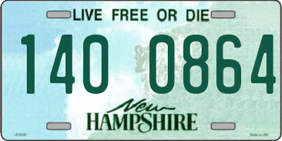 NH license plate 1400864