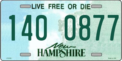 NH license plate 1400877