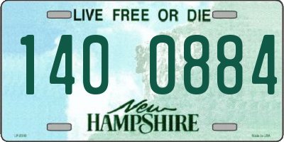NH license plate 1400884