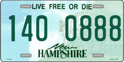 NH license plate 1400888
