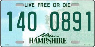 NH license plate 1400891