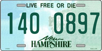 NH license plate 1400897