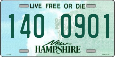 NH license plate 1400901