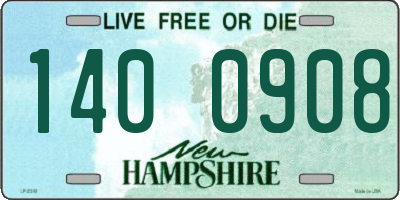 NH license plate 1400908