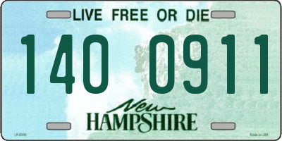 NH license plate 1400911