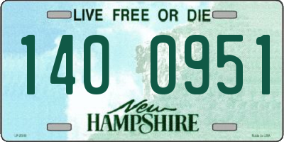 NH license plate 1400951
