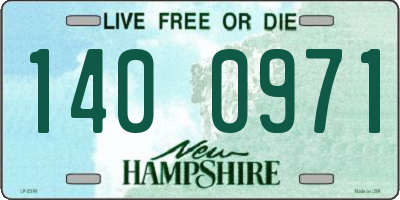 NH license plate 1400971