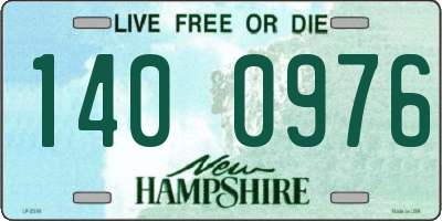 NH license plate 1400976