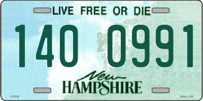 NH license plate 1400991