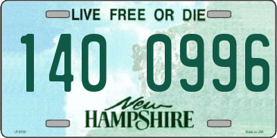 NH license plate 1400996