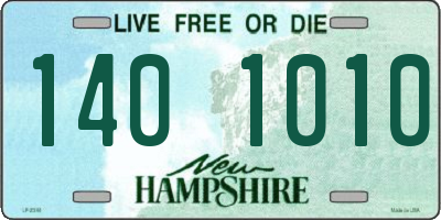 NH license plate 1401010