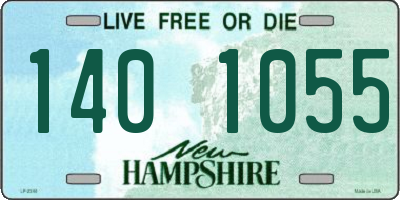NH license plate 1401055