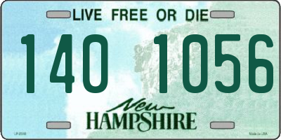 NH license plate 1401056
