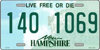 NH license plate 1401069