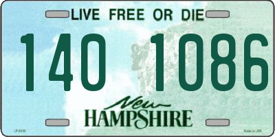 NH license plate 1401086