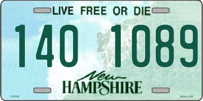 NH license plate 1401089