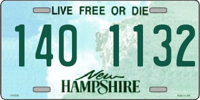 NH license plate 1401132