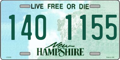 NH license plate 1401155