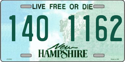 NH license plate 1401162