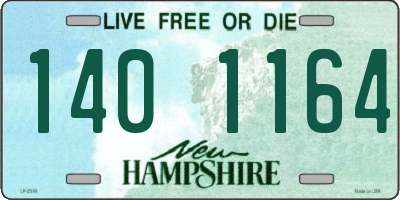 NH license plate 1401164