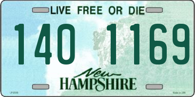 NH license plate 1401169