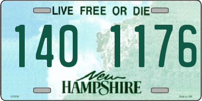 NH license plate 1401176