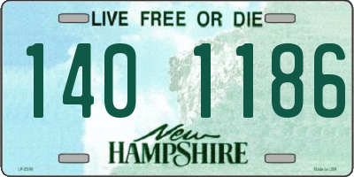 NH license plate 1401186