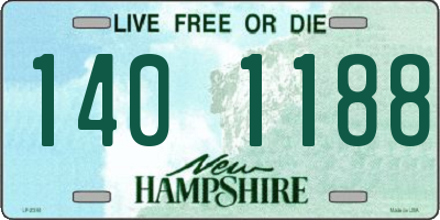 NH license plate 1401188