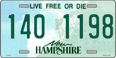 NH license plate 1401198