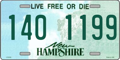 NH license plate 1401199