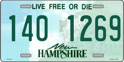 NH license plate 1401269