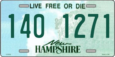 NH license plate 1401271
