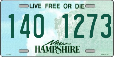 NH license plate 1401273