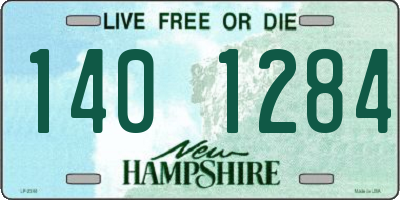 NH license plate 1401284