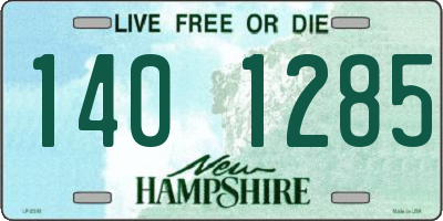 NH license plate 1401285