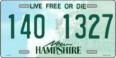 NH license plate 1401327