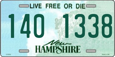 NH license plate 1401338
