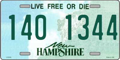 NH license plate 1401344