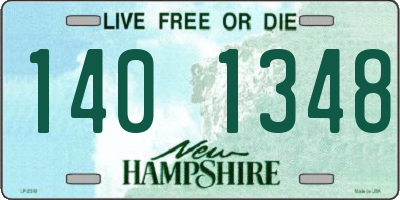 NH license plate 1401348